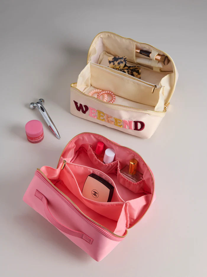 Weekend Cosmetic Zip Pouch Ivory