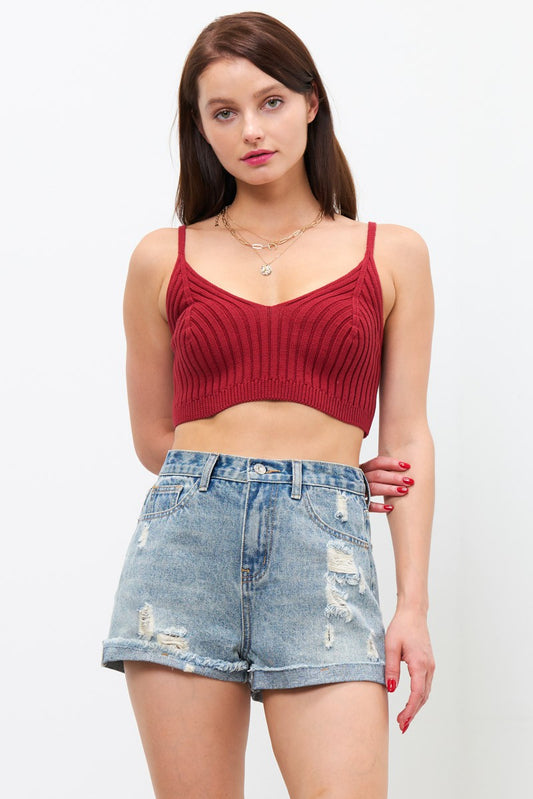 Sweater Knit Crimson