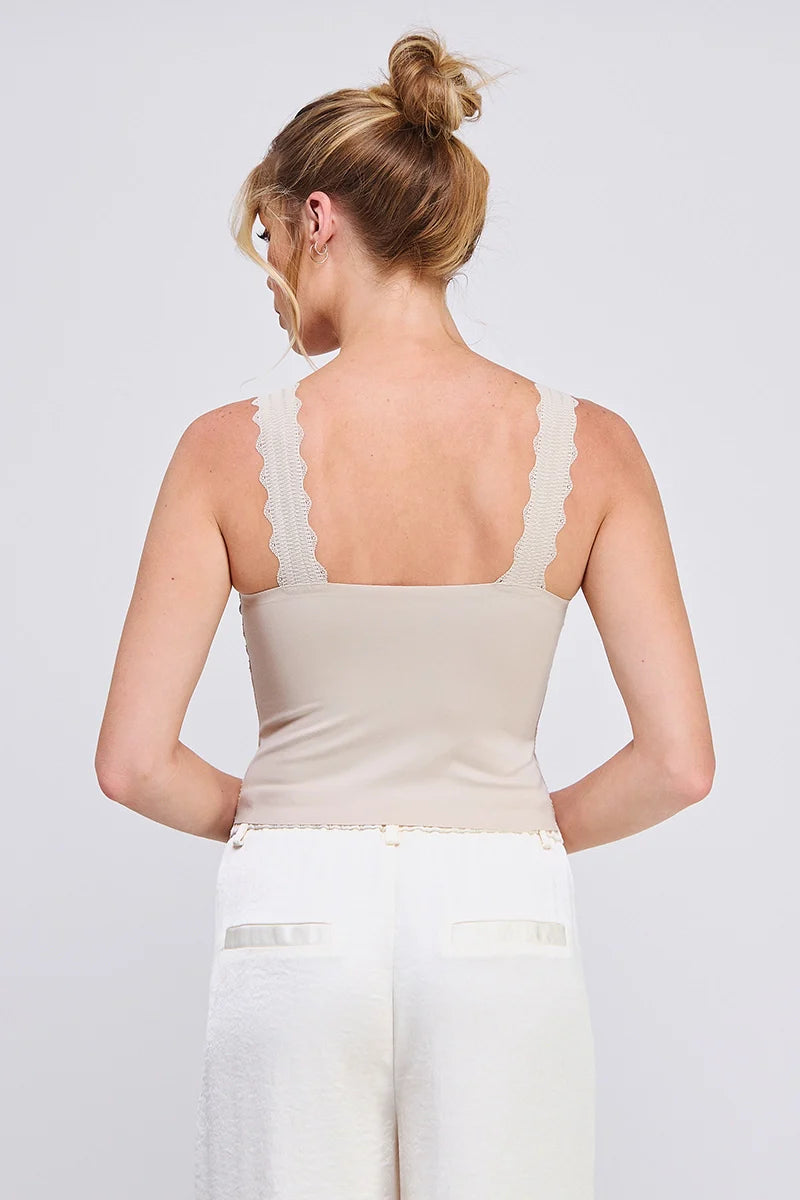 Pointelle Knit Bralette