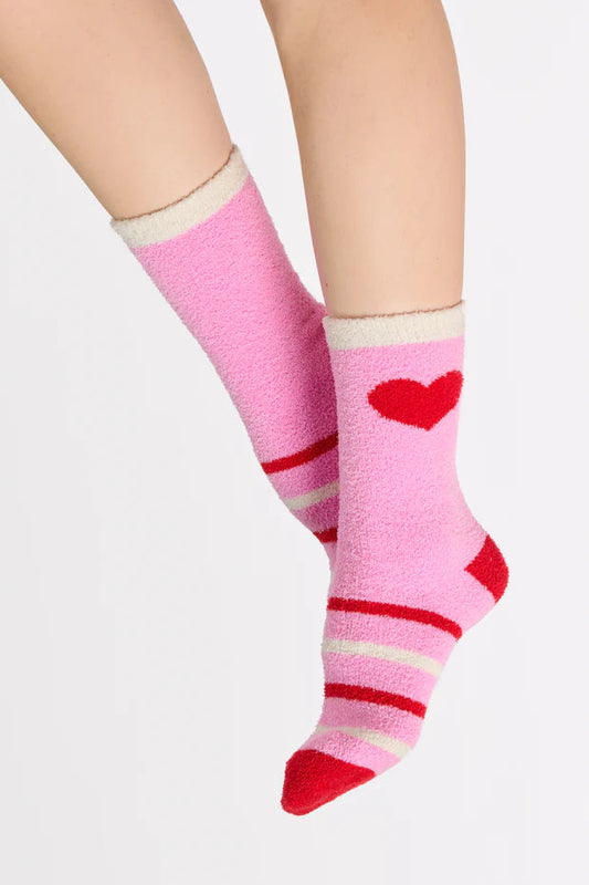Heart Socks Pink