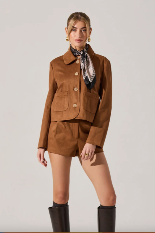 Jude Faux Suede Jacket