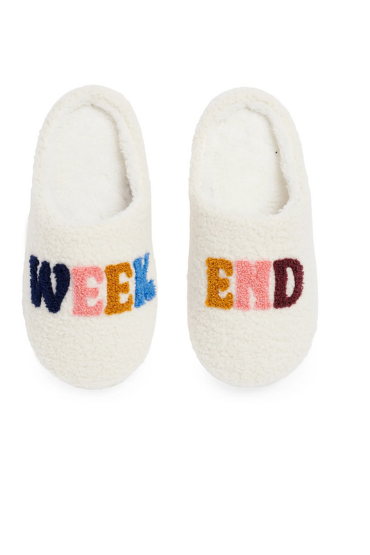 Weekend Slippers - Ivory