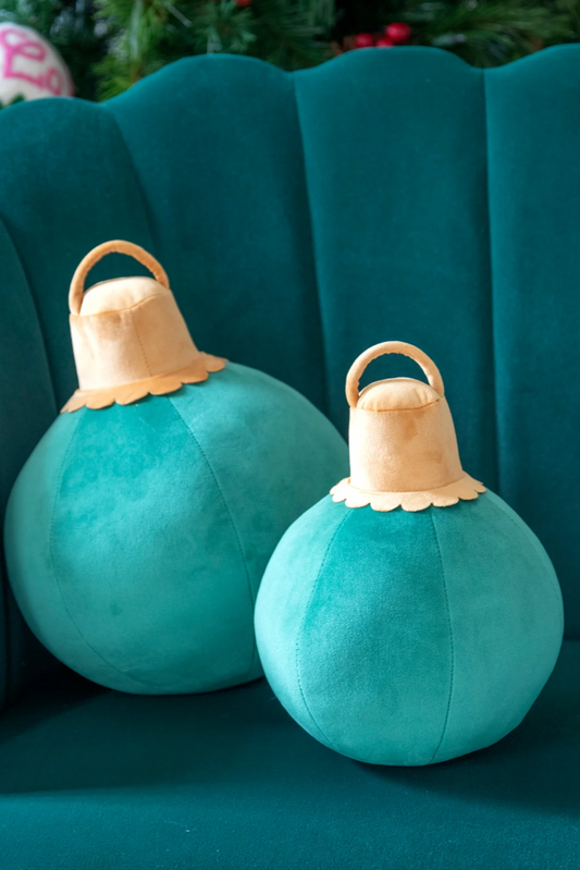 Merry Bauble Medium Pillow - Green