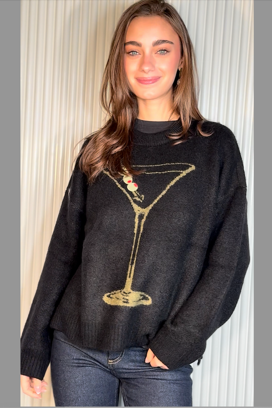 Settle In Sweater Dirty Martini Knit
