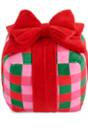 Checkered Gift Box Small Pillow