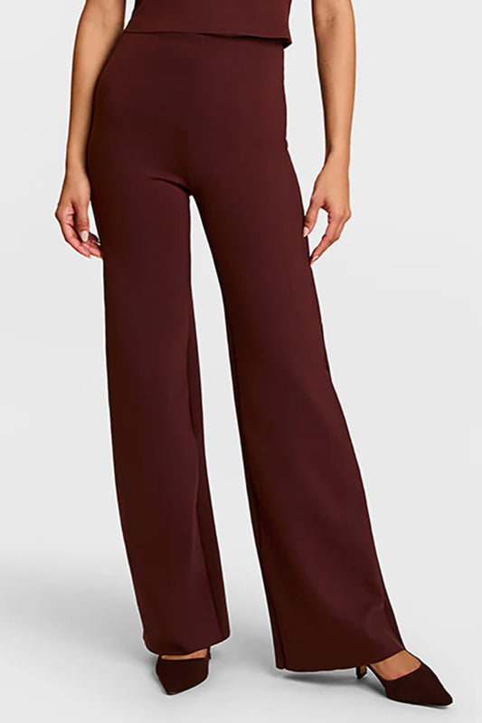 Neoprene Wide Leg Pant