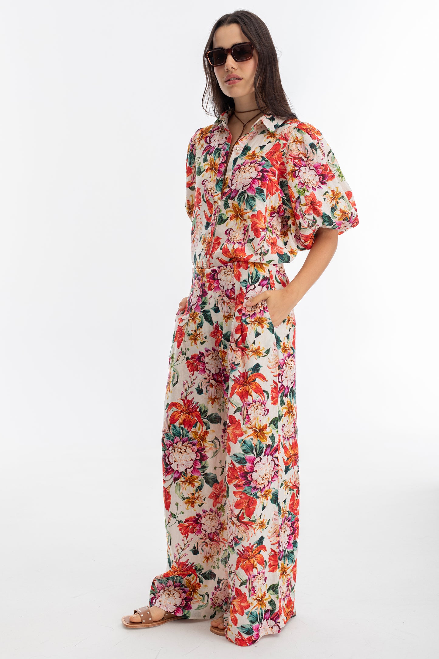 Angel Linen Shirt - Full Bloom Shirt