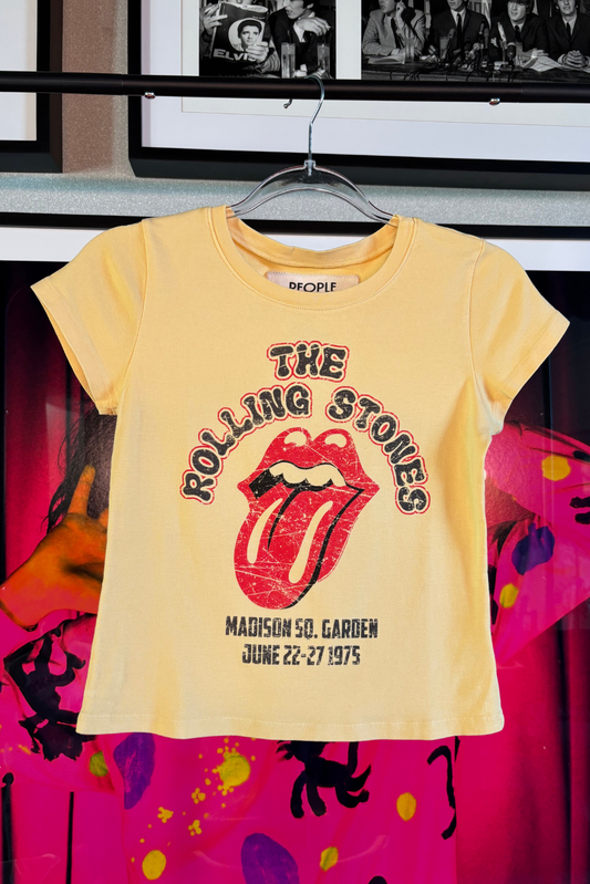 Rolling Stones 1975 Baby Tee