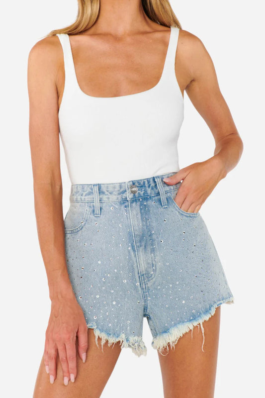 Scottsdale Shorts Embellished Light Indigo