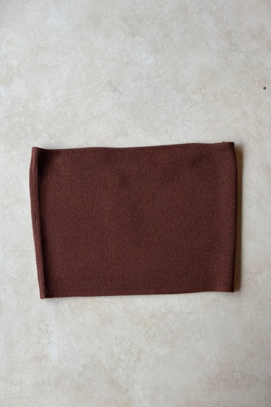 Tube Top Copper Brown