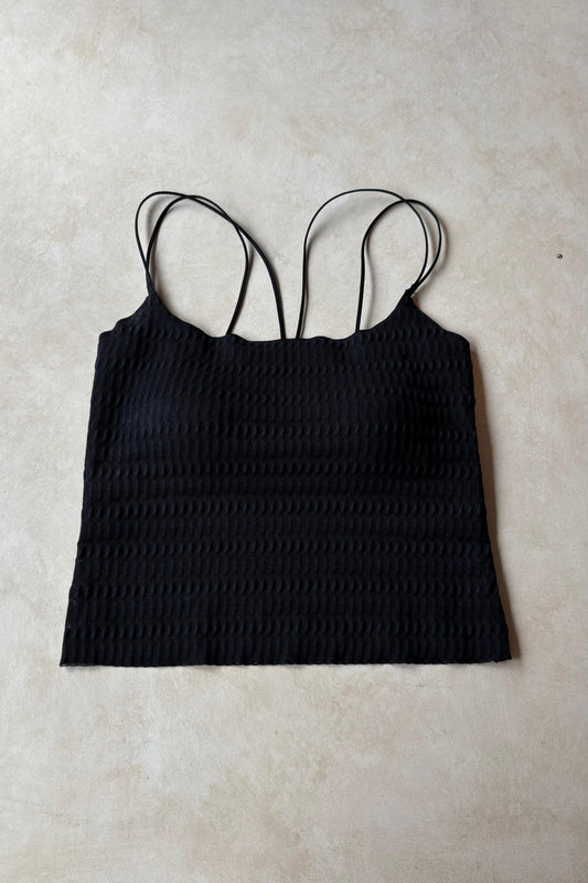 Black Strap Top