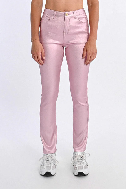 Ladies Woven Pants - Pink