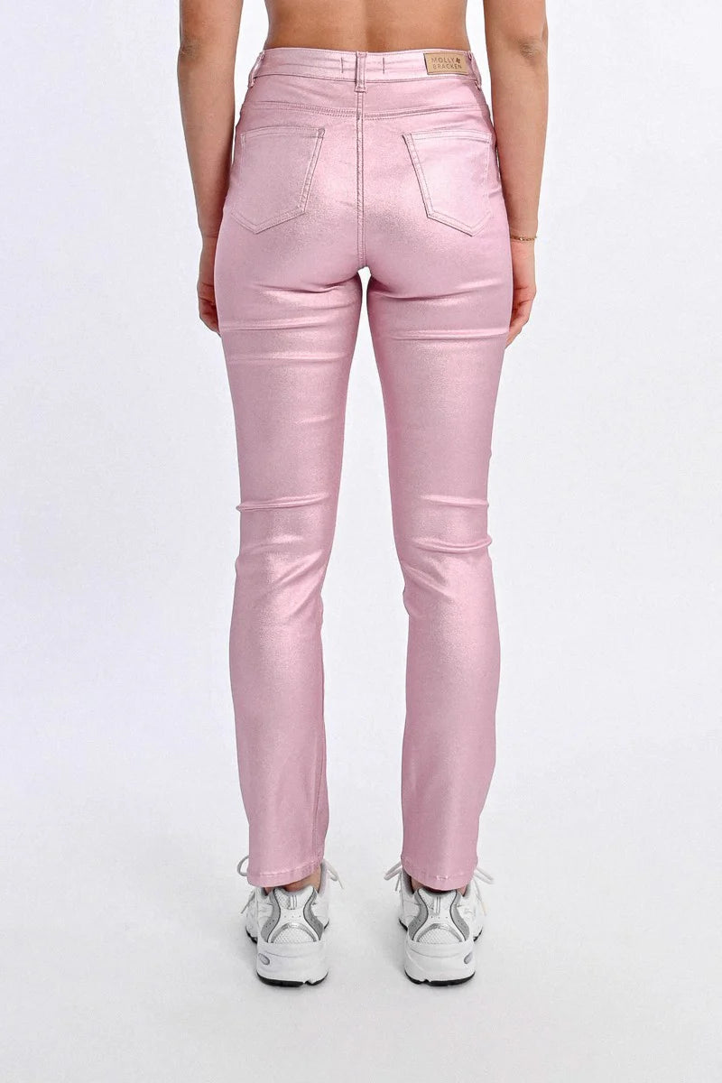 Ladies Woven Pants - Pink