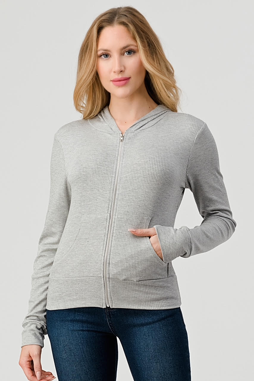 Hooded Zipper Jacket