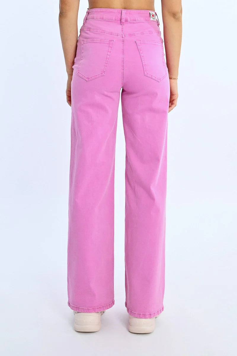 Ladies Woven Pants - Mauve
