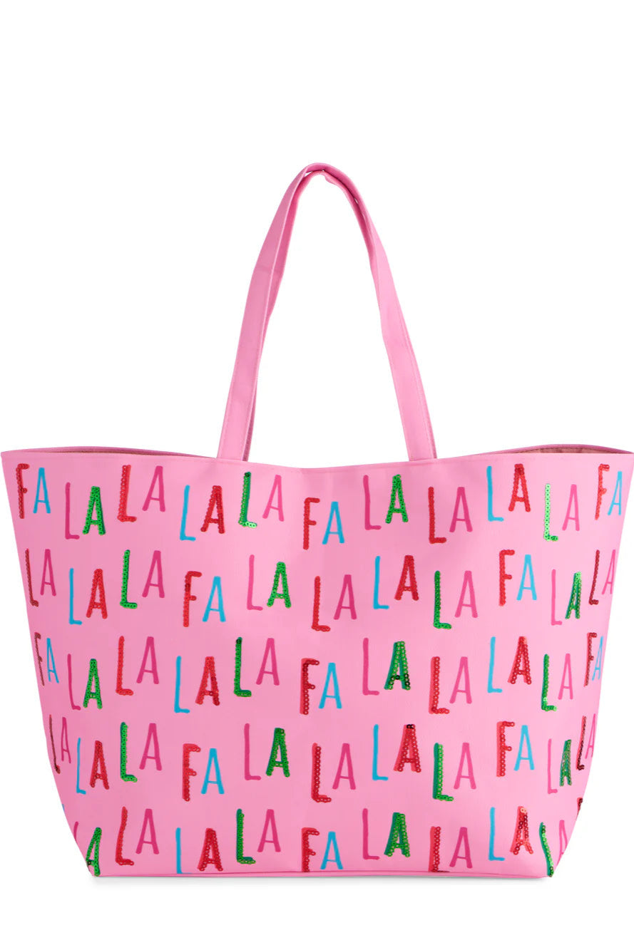 "Fa La La" Gifting Tote Pink