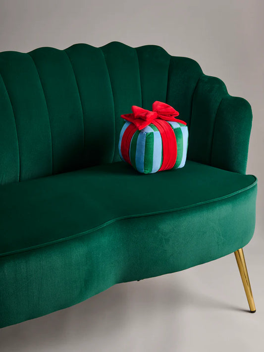 Stripe Gift Box Small Pillow