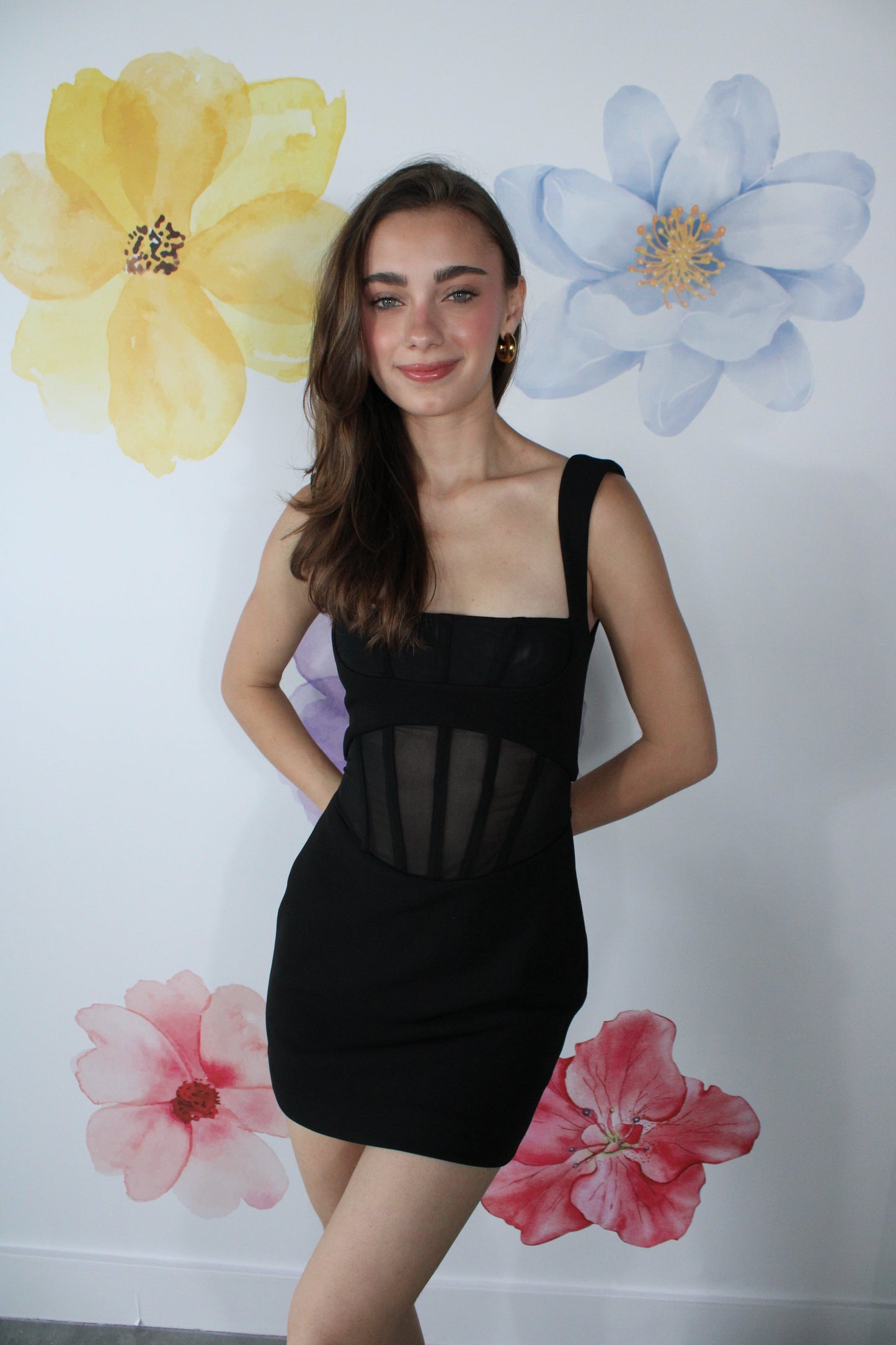 Ines Bonded Mini Dress