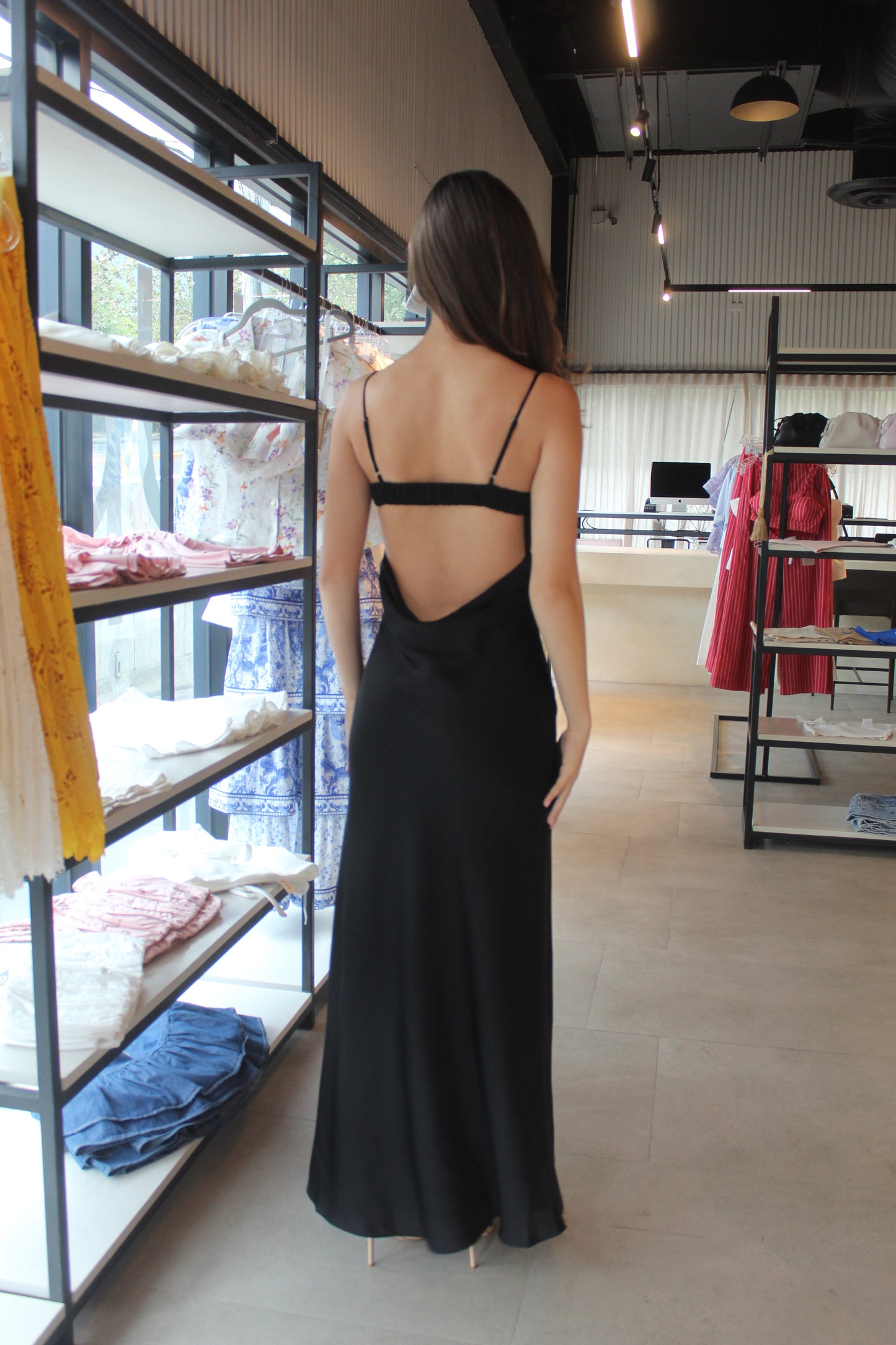 Lacy Cut Out Maxi Dress