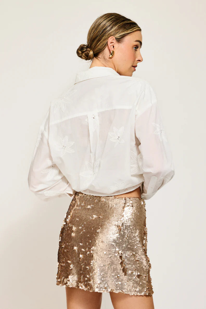 Naida Sequin Skirt