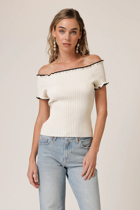 Reonny Off The Shoulder Sweater