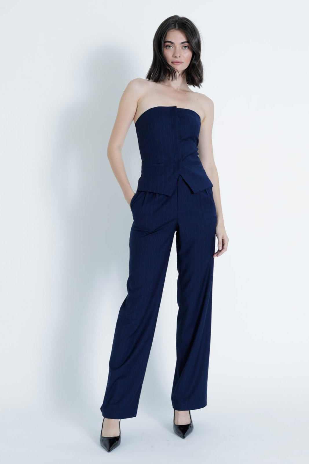 Zoe Strapless Top & Pant Set