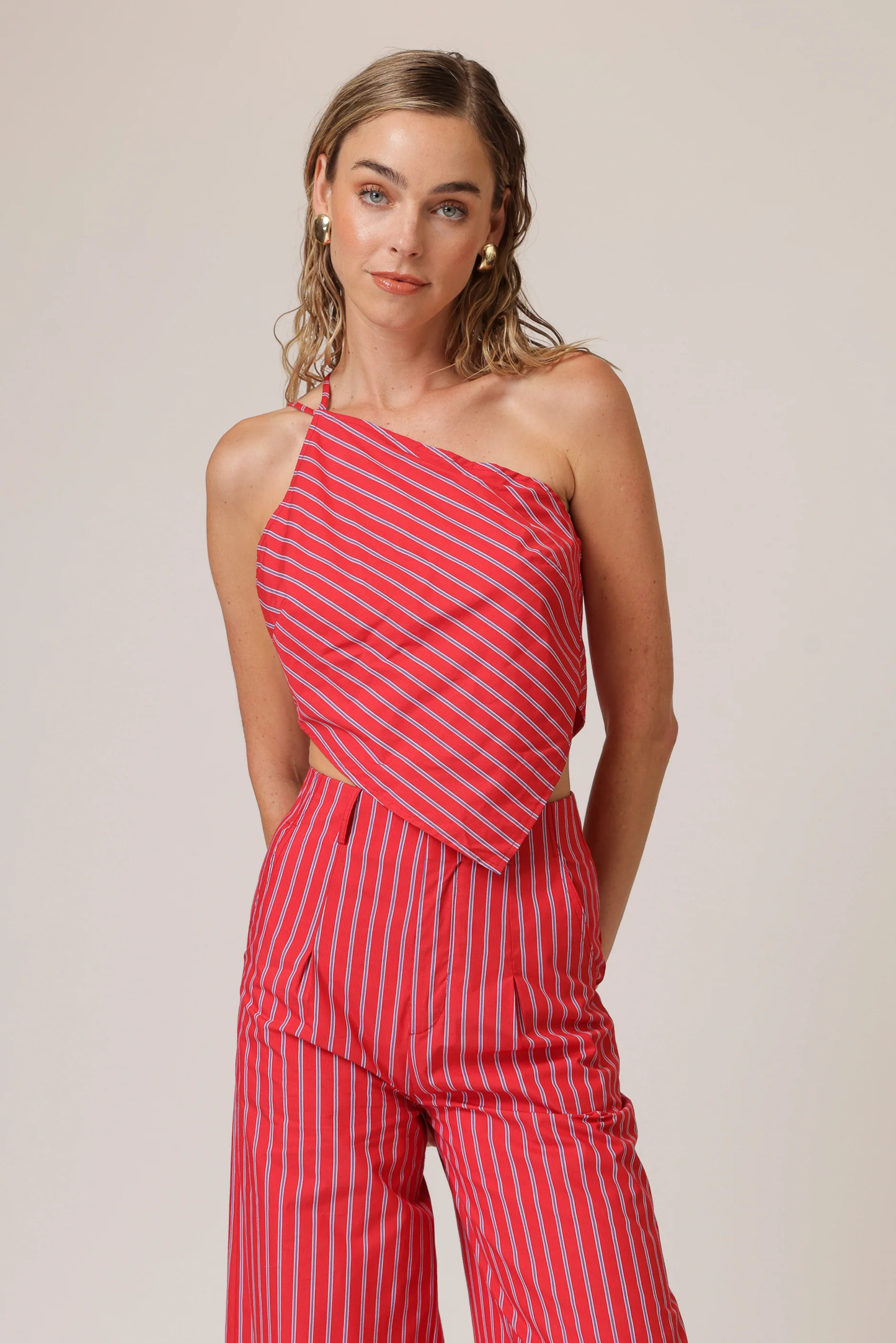 Claudine Asymmetrical Top